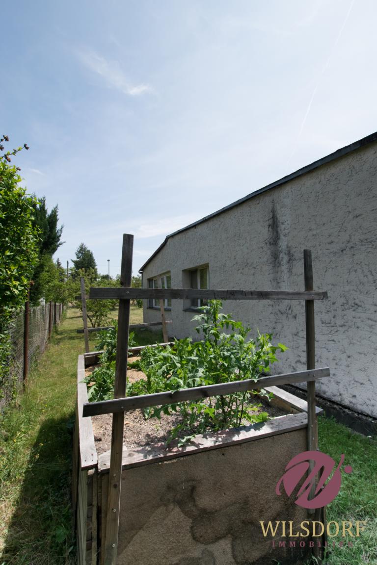 Grundstück Anteil bebaut seitlich
