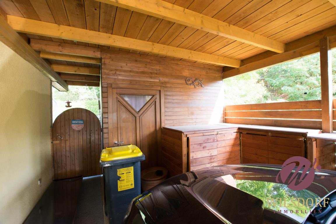 Carport Geräteschuppen