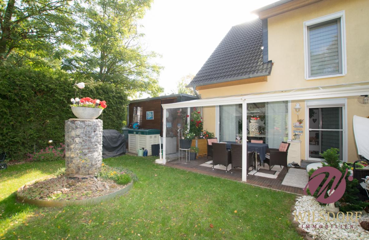 Garten überdachte Terrasse
